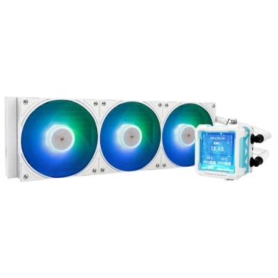 Afbeelding van Thermalright FW360 PRO Witte ARGB AIO CPU Vloeibare Koeler voor Desktop 2000RPM PWM ventilatoren, met 2,7 inch LCD scherm, AM4/AM5 &amp; Intel LGA1150/1151/1200/2011/1700/1851