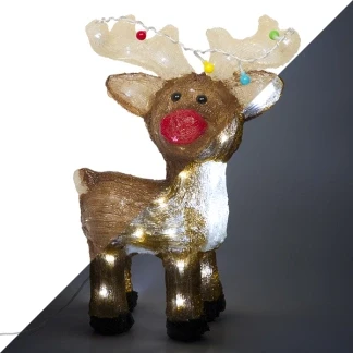 Afbeelding van LED hert l17b33h47cm 48l helder kerst Lumineo