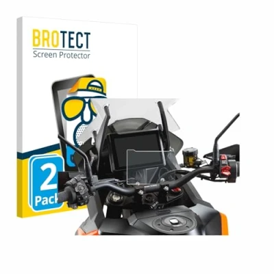 Afbeelding van BROTECT (2 Stuks) Antireflecterende Beschermfolie voor KTM 1290 Super Adventure S 2021 TFT 7&quot; Snelheidsmeter Anti Glare Screen Protector, Mat