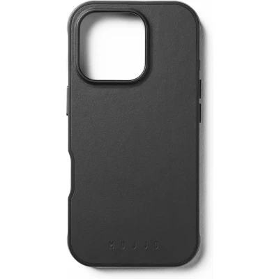 Afbeelding van MUJJO Leather Shield Case iPhone 16 Pro zwart CL 053 BK
