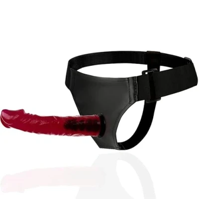 Afbeelding van Harness Attraction Brant 19 X 4cm Strap On with Dildo Sex Toys BDSM Fetish Bondage
