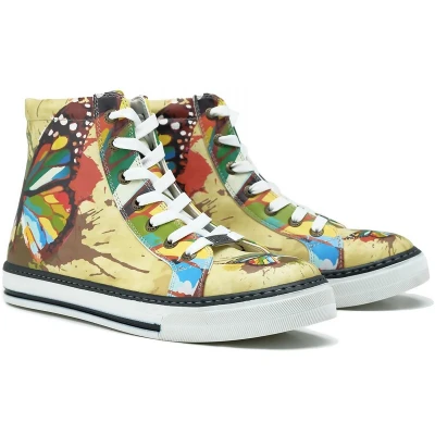 Afbeelding van GOBY Butterfly Boots Sneakers Laarzen Hoge kwaliteit Handmade Maat 37
