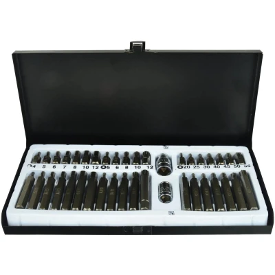 Afbeelding van Torx, inbus en Spline bitten set 40 delig Inbusbit bit Torxbit GEKO