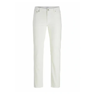 Afbeelding van Jack &amp; Jones Clark EVAN AM Straight leg jeans, Heren, Maat: 29x30, White denim