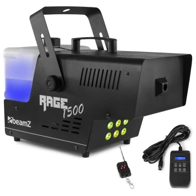 Afbeelding van BeamZ RAGE1500LED rookmachine met draadloze afstandsbediening
