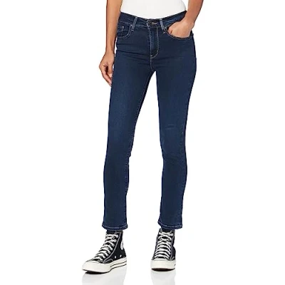 Afbeelding van Levi&#039;s 724 HIGH RISE Slim fit jeans, Dames, Maat: 24x28, Bogota sass