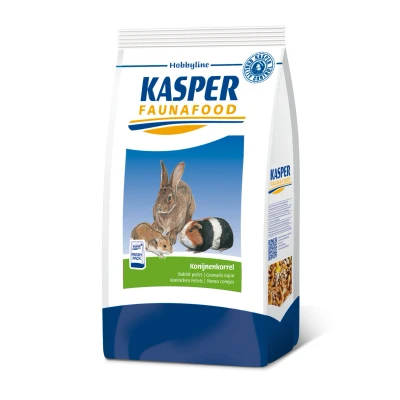 Afbeelding van 3x Kasper Faunafood Konijnenkorrel Hobby 4 kg