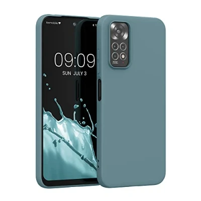 Afbeelding van kwmobile telefoonhoesje geschikt voor Xiaomi Redmi Note 11 / 11S Hoesje smartphone Back cover in antieksteen
