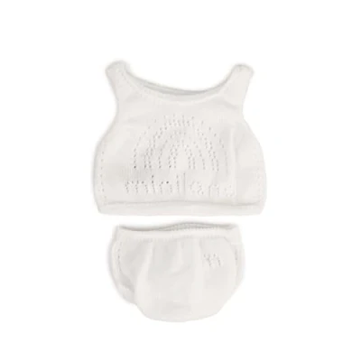 Afbeelding van Miniland 31627 poppenkleding, wit
