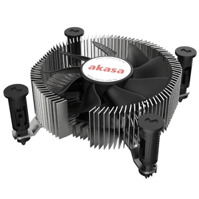 Afbeelding van Akasa Intel LGA1700 Processor Hybride koeler Aluminium, Zwart 1 stuk(s)