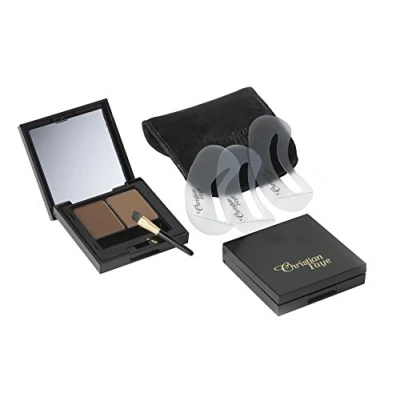 Afbeelding van Christian Faye Wenkbrauwpoeder Duo Kit dark brown 3gr