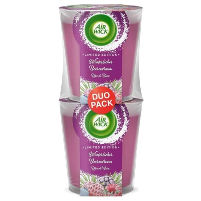 Afbeelding van Geurkaars Air Wick Veenbes Duopack 2*105gr