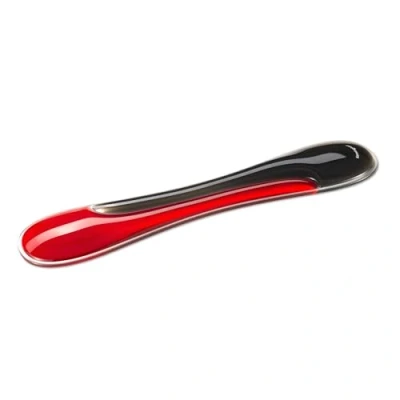 Afbeelding van Kensington Slim Duo Gel Polssteun voor Toetsenbord, 490 x 95 18mm, Ergonomische Pijn en Ongemak, Compatibel met Compacte Toetsenborden, Zwart/Rood (K62442WW)