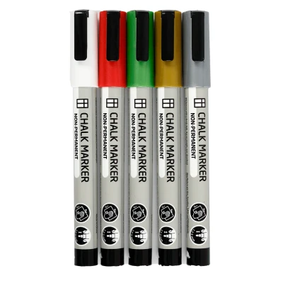 Afbeelding van Creativ Company Krijt Markers Metallic Kleuren, 5st.