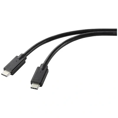 Afbeelding van Renkforce USB laadkabel 2.0 C stekker, stekker 2.00 m Zwart TPE mantel RF 5251922