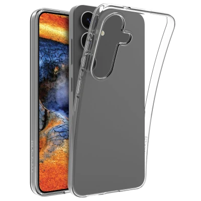 Afbeelding van Samsung Galaxy S25 Hoesje Gerecycled Siliconen en TPU (zacht) dbramante1928 Softcase/Backcover Transparant Telefoonhoesje