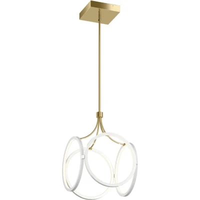 Afbeelding van Kichler LED Pendelarmatuur Ciri 45W 3000K 2739Lm 830 White with Champagne Gold