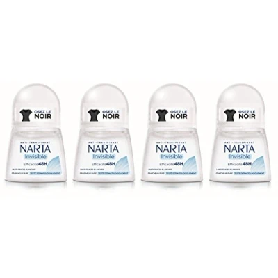 Afbeelding van NARTA Anti transpirant Invisible Bille 50 ml 4 stuks