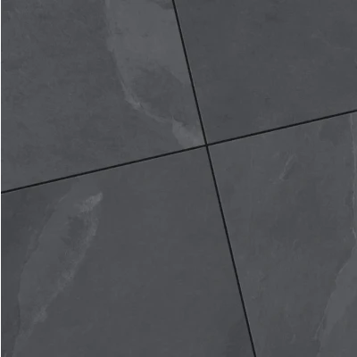 Afbeelding van Redsun Keramische tegel &quot;TRE&quot; 40x80x3 Cm Pavia Antracite met unieke kleurnuances