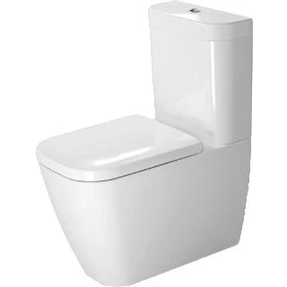 Afbeelding van Duravit happyd 2 duoblokpot diepspoel vario zonder reservoir 36 5x63cm incl bevestiging met wg wit 21340900001