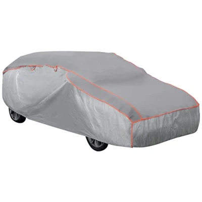 Afbeelding van APA 16169 hagelbescherming, volledige garage, XXL, autoafdekking, autozeil, scheurvast, waterafstotend, grijs