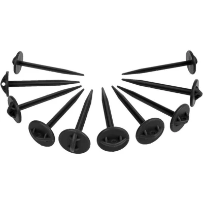 Afbeelding van Pro Plus Grondzeilpen Kunststof Ø 7.5 x 90 mm Zwart 10 stuks