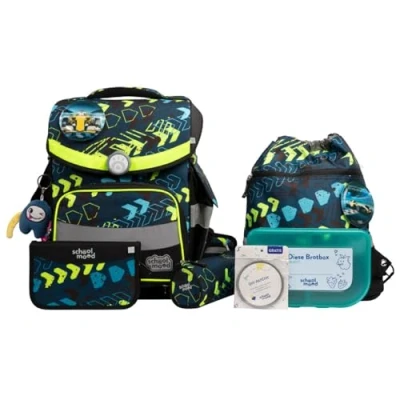 Afbeelding van School Mood Timeless Pro Schooltas set 7 delig
