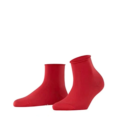 Afbeelding van Falke Cotton Touch Business &amp; Casual Sokken scarlet, Dames, Maat: 35 38, Scarlet