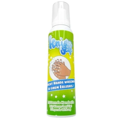 Afbeelding van Knisperzeep 150 ml in verschillende geuren, unieke knetterende handzeep, handen wassen tot een belevenis maken, zeep zonder water (fruit)