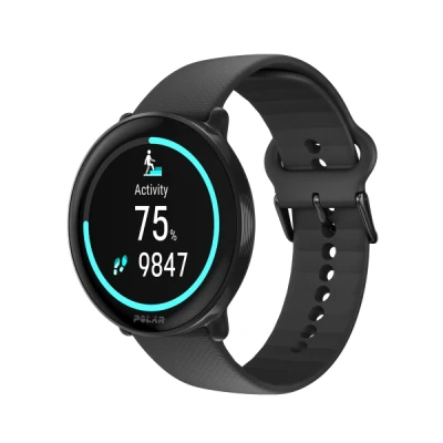 Afbeelding van Polar Ignite 3 Titanium Zwarte Siliconenband S L