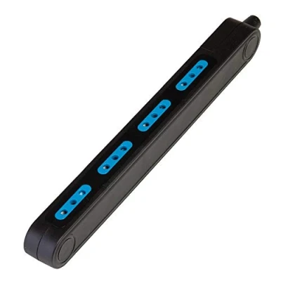 Afbeelding van Poly Pool Pp2420.2X stekkerdoos zonder kabel en met 4 kleine stopcontacten 10 A, zwart,