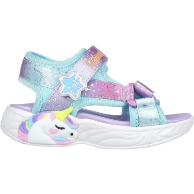 Afbeelding van Skechers Unicorn Dreams Sandalen purple/multicoloured voor kinderen, Maat: 23, Purple/multi coloured Polyester