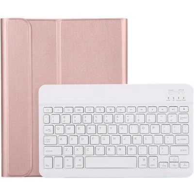 Afbeelding van Bluetooth Toetsenbord geschikt voor Apple iPad Pro 2018 (11 inch) &amp; Hoes QWERTY Keyboard case Auto/Wake functie Rosé Goud