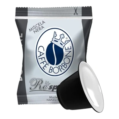 Afbeelding van CAFFÈ BORBONE RESPRESSO MISCELA NERA Box 50 NESPRESSO COMPATIBELE CAPSULES 5g