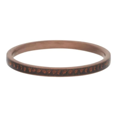 Afbeelding van zirconia smoked topaz iXXXi Vulring 2 mm Brown 18 / Bruin