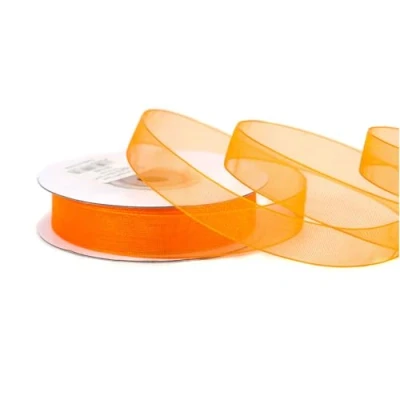 Afbeelding van Organza lint 12mm x 25m oranje