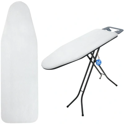 Afbeelding van KADAX Dikke vilten onderlegger voor strijkplank, strijkplankonderlegger van vilt, robuuste strijkplankbekleding strijkcomfort, bekleding strijkplank (148 x 52 cm)