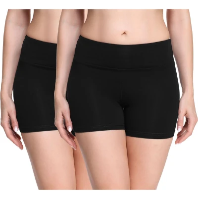 Afbeelding van Merry Style Dames Leggings 2 Pack Sport Vrijetijdsbroek Korte Viscose Zwart / (2Pack) M MS MS10 284 LE 2P