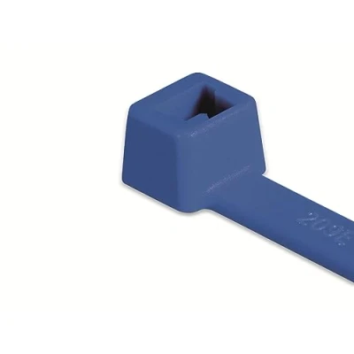Afbeelding van Hellermann Tyton 111 03008 kabelbinders, polyamide, blauw, 100 stuks