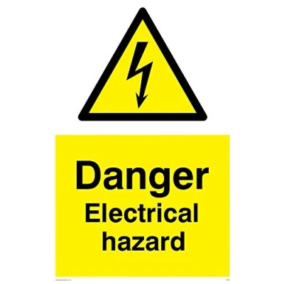 Afbeelding van Viking Signs WE67 A2P AC &quot;Gevaar Elektrisch Gevaar&quot; Sign, Aluminium Composiet, 600 mm H x 400 W