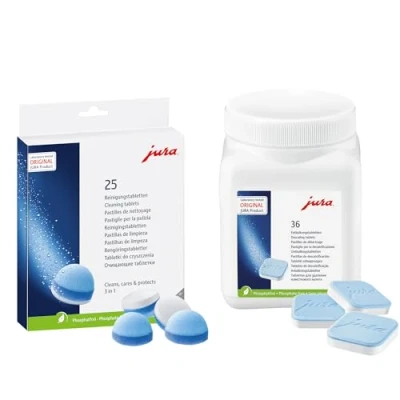 Afbeelding van Jura Combi Pack, 25 reinigingstabletten (3 fasen) + 36 ontkalkingstabletten