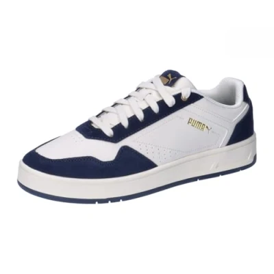 Afbeelding van Puma Sneakers laag, Heren, Maat: 40, Blauw Imitatieleer/ textiel