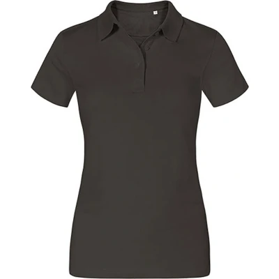 Afbeelding van Damespolo &#039;Jersey&#039; met korte mouwen Charcoal XXL