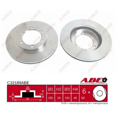 Afbeelding van ABE Remschijven C32189ABE