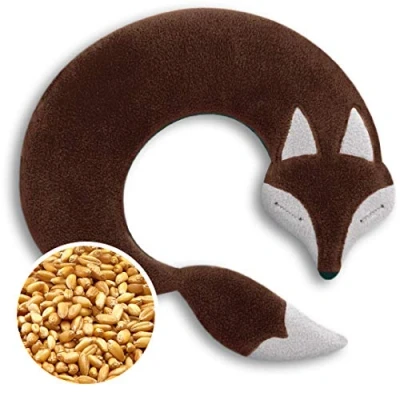 Afbeelding van Leschi Warmtekussen Noah the fox chocolate