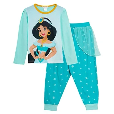Afbeelding van Disney Prinses Jasmine verkleedpyjama meisjes volledige lengte nieuwigheid pyjama, Jasmijn, 9 10 jaar