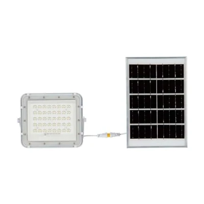 Afbeelding van V TAC VT 80W W Witte Schijnwerper op zonne energie 10W IP65 800 Lumen 6400K