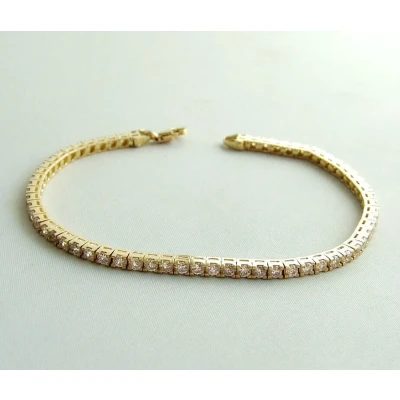Afbeelding van Christian gouden armband met zirkonia