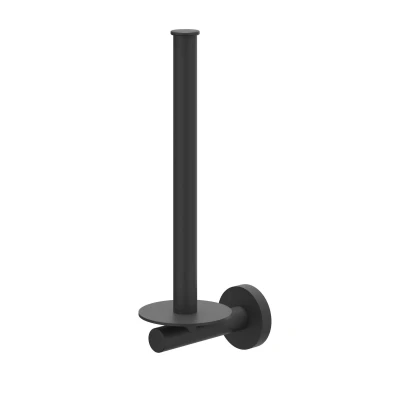 Afbeelding van IVY wand reserverolhouder Mat Zwart PVD