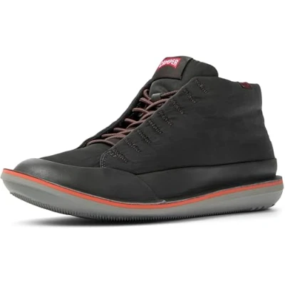 Afbeelding van Camper Beetle Sneakers hoog, Heren, Maat: 43, Dunkelgrau Leer en textiel